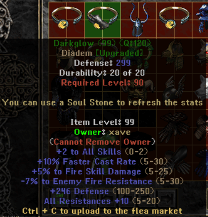 Darkglow2 - Item Upgrade D2TM Season 25