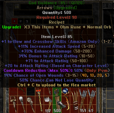 God Guidance - Item Upgrade D2TM Season 25