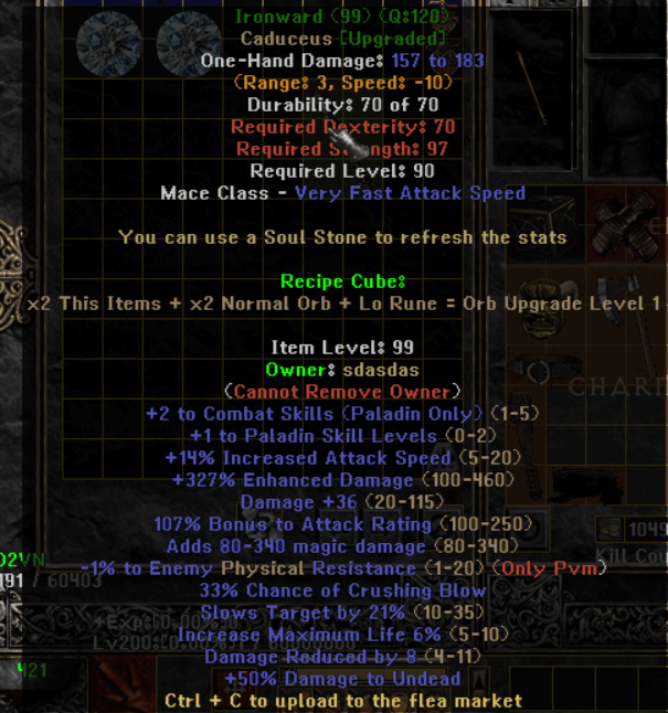 Ironward - Item Upgrade D2TM Season 25