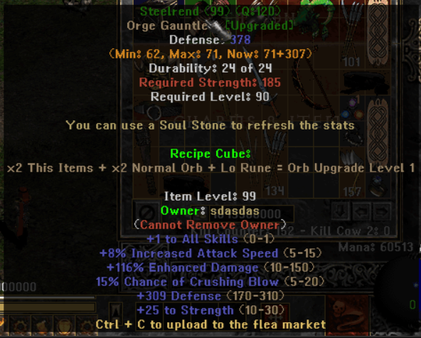 Steelrend - Item Upgrade D2TM Season 25