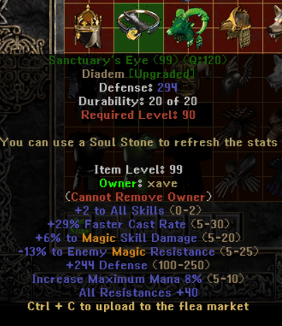 Sanctuary's Eye - Item Upgrade D2TM Season 25