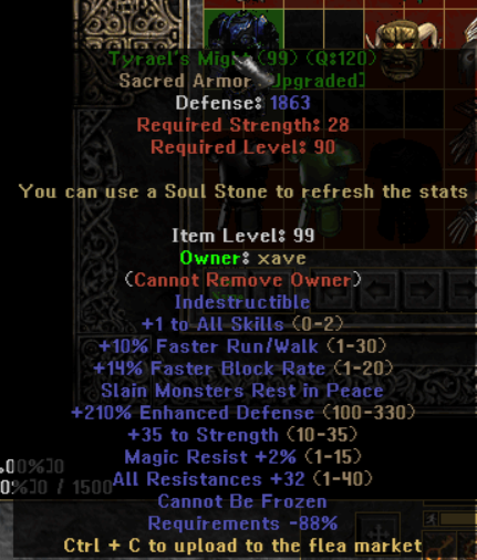 Tyrael's Might - Item Upgrade D2TM Season 25
