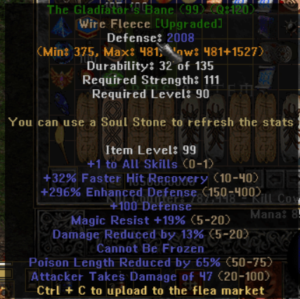 The Gladiator's Bane - Item Upgrade D2TM Season 25